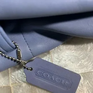 Rare?Vintage Coach back pack 4162. Periwinkle blue leather. V. Good condition. Coach | Bags | Rarevintage Coach Back Pack 462 Periwinkle  main image 4